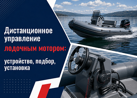 Дистанционное управление лодочным мотором